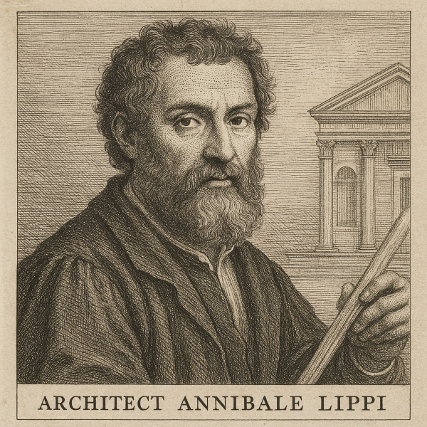 Sådan forestiller vi os, at Arkitekt Annibale Lippi har set ud.