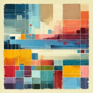 Color Field maleri af Ane Boa