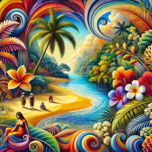 Mal som Paul Gauguin: