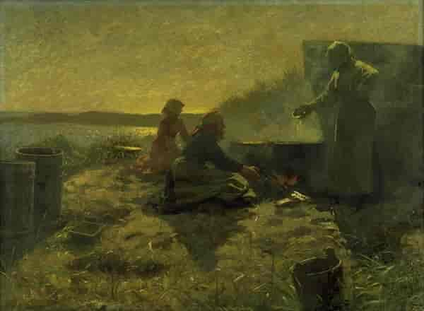 Trankogning ved Nymindegab, 1881